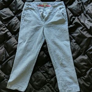 Seersucker capris Size 4